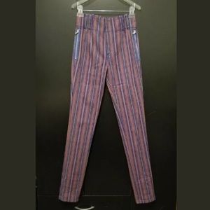 Marc by Marc Jacobs Wide Waist Striped Stitch Jean